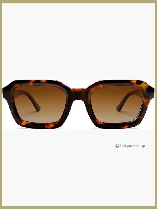 Retro Polarized Square Sunglasses Vintage 70s 80s 90s Hexagon Shades main image 7